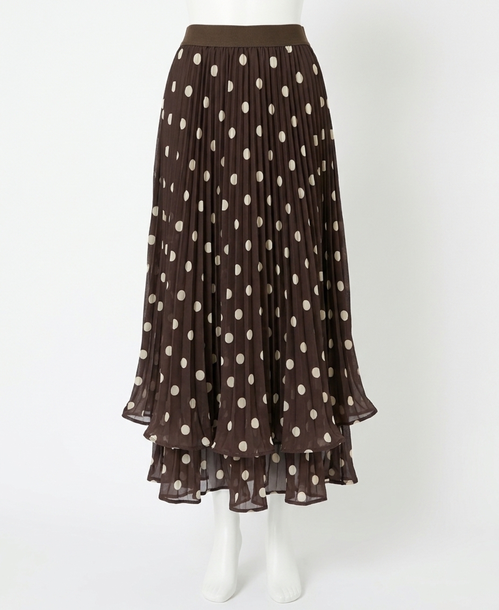 NEW EN SAISON lainey maxi skirt in brown